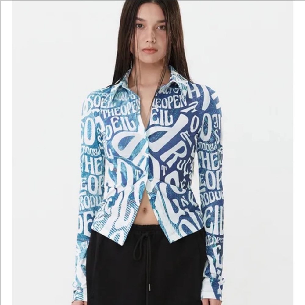 TheOpen Product Soleil Button Down Top